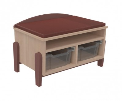 Banc avec rangement sous assise k'briol